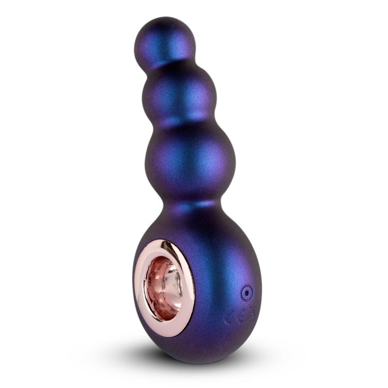 Experience great anal stimulation with this stylish vibratin... Hueman - Outer Space Vibro Plug - Purple photo-4