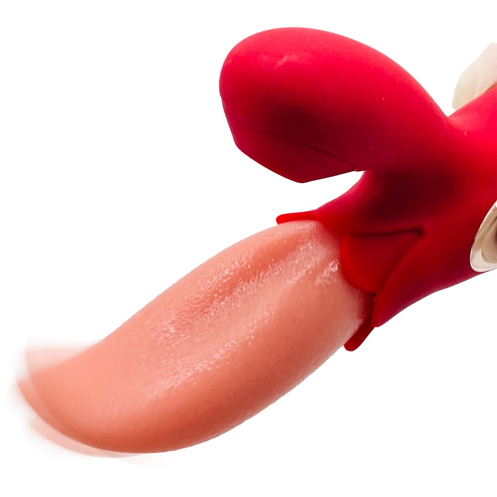 Nice tongue trick! Tongue x Suction! Introducing Beross, a c... Atelier Treasure - Beross Tongue Vibrator - Red photo-3