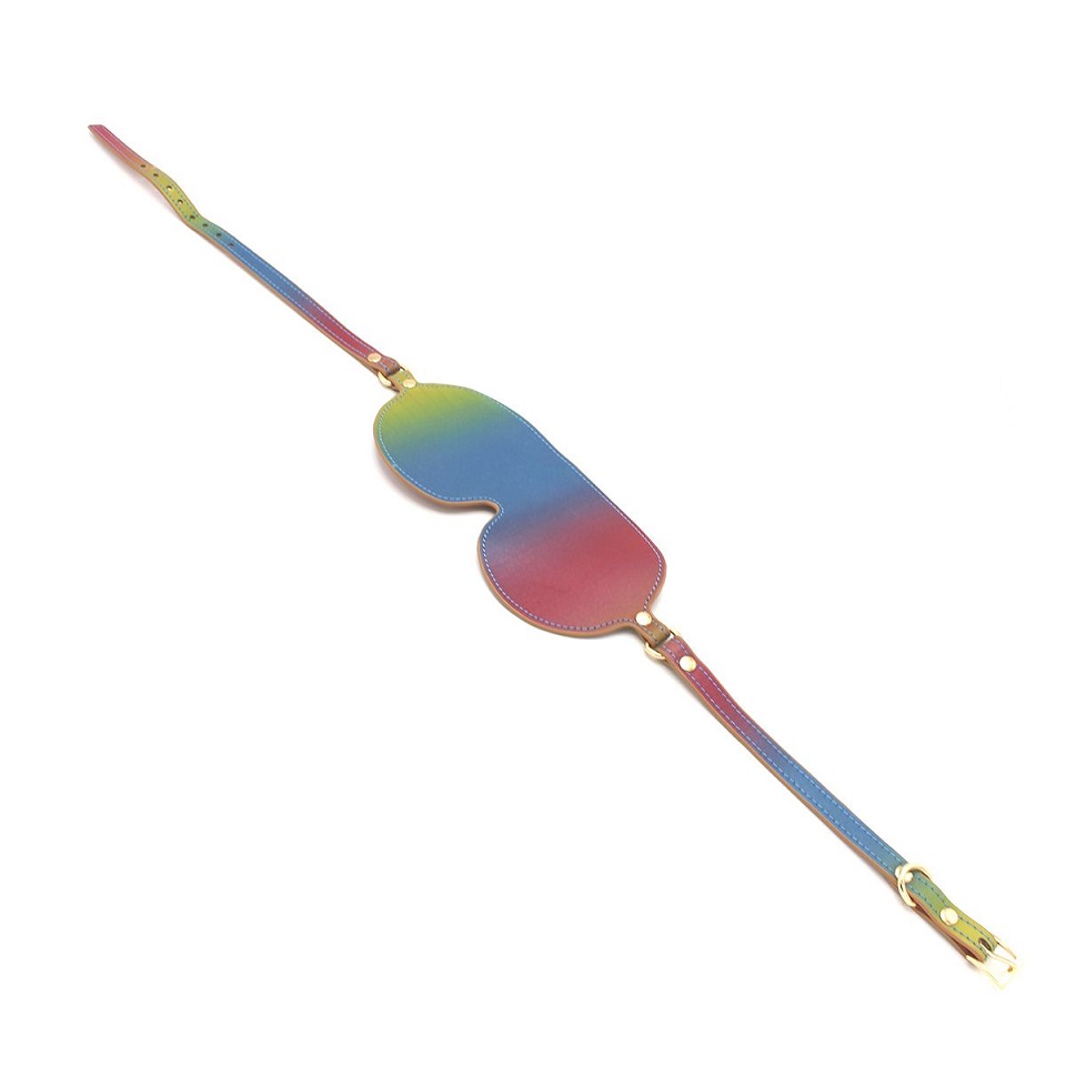 This gorgeous rainbow coloured blindfold is a must have for ... Kiotos - Eye Mask - Rainbow photo-6