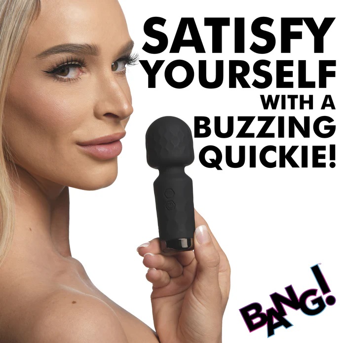 This is for the discreet hedonists. For those always ready f... Bang! - 10X Mini Wand - Black photo-3