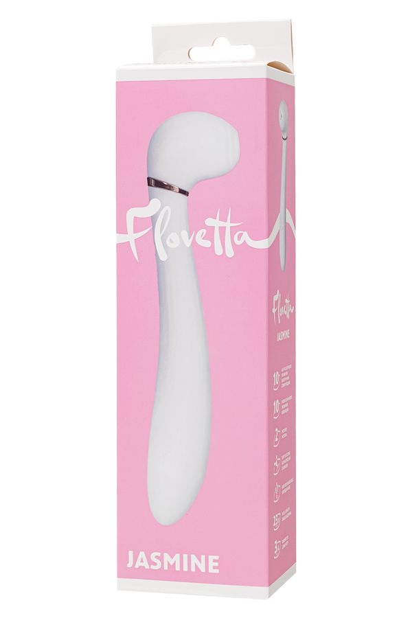 Vibrator with air-pulse stimulation. The graceful and gentle... Flovetta - Jasmine Air-Pulse Stimulator - White photo-10