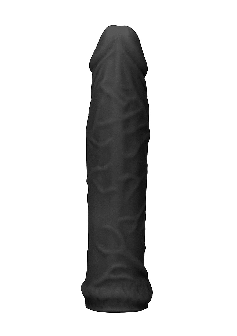 Be the bigger, better deal. The super-lifelike shapes, textu... RealRock - Penis Sleeve 6" - Black photo-4