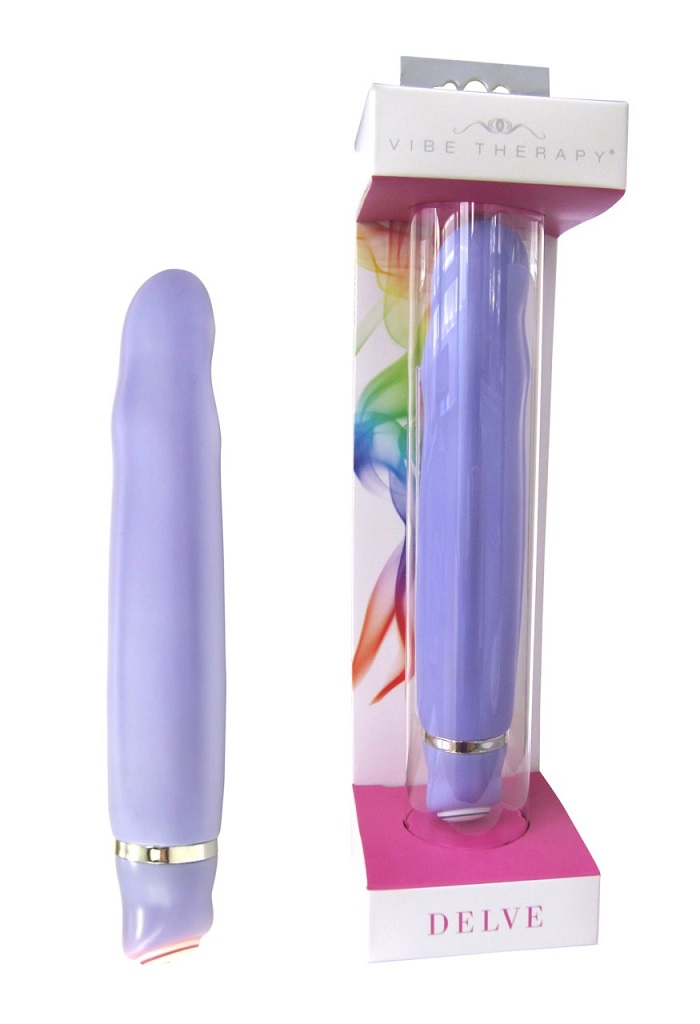 Loosen up and let the worries of the day fall away under the... Vibe Therapy - Delve Classic Vibrator - Lavender photo-2