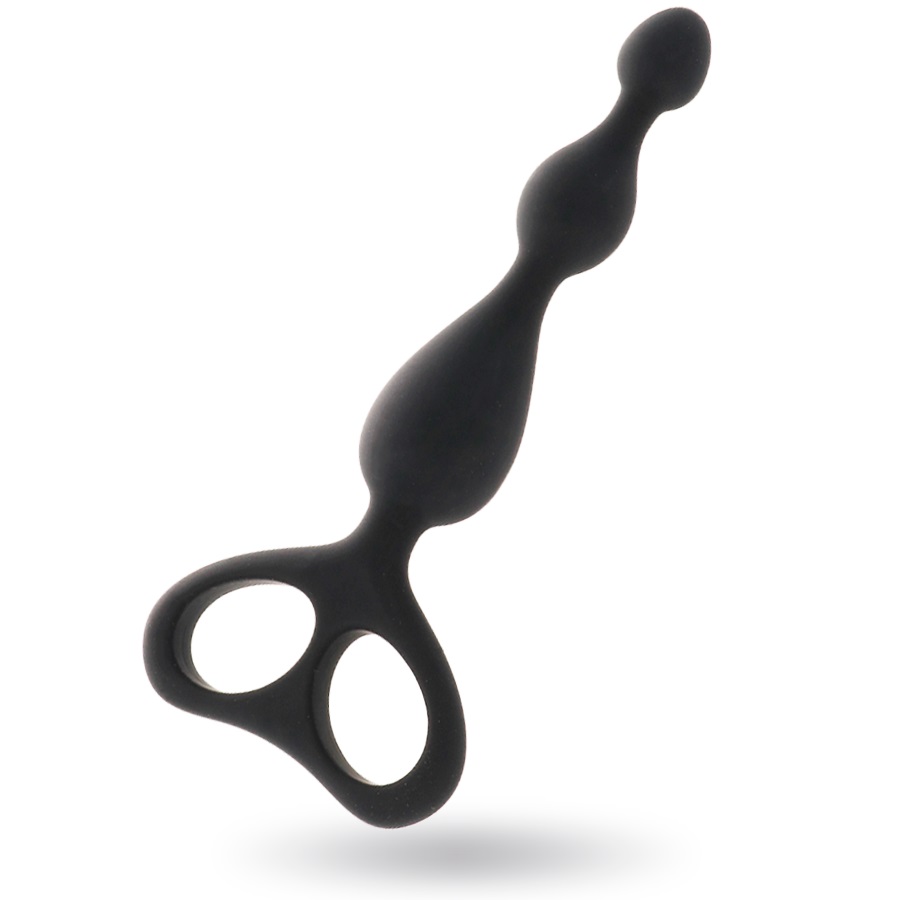 Intensify your pleasure with Intese toys, a classic concept ... Intense - Danti Anal Beads - Black photo-4