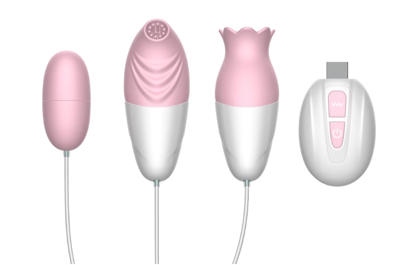 It is a 3-in-1 vibrating vibrator set that combines a mini v... Secwell - Cupid Arrow Egg Vibrators - Pink photo-2