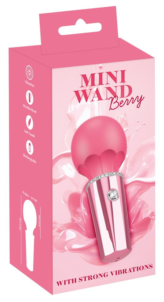 Stylish glamour design for hot sensations!
Small & compact m... You2Toys - Mini Wand Massager - Berry photo-10