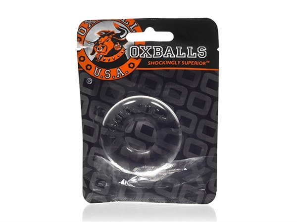 DO-NUT 2 is OXBALLS' take on the traditional jelly cockr... Oxballs - DO-NUT-2 Cock Ring - Clear photo-2