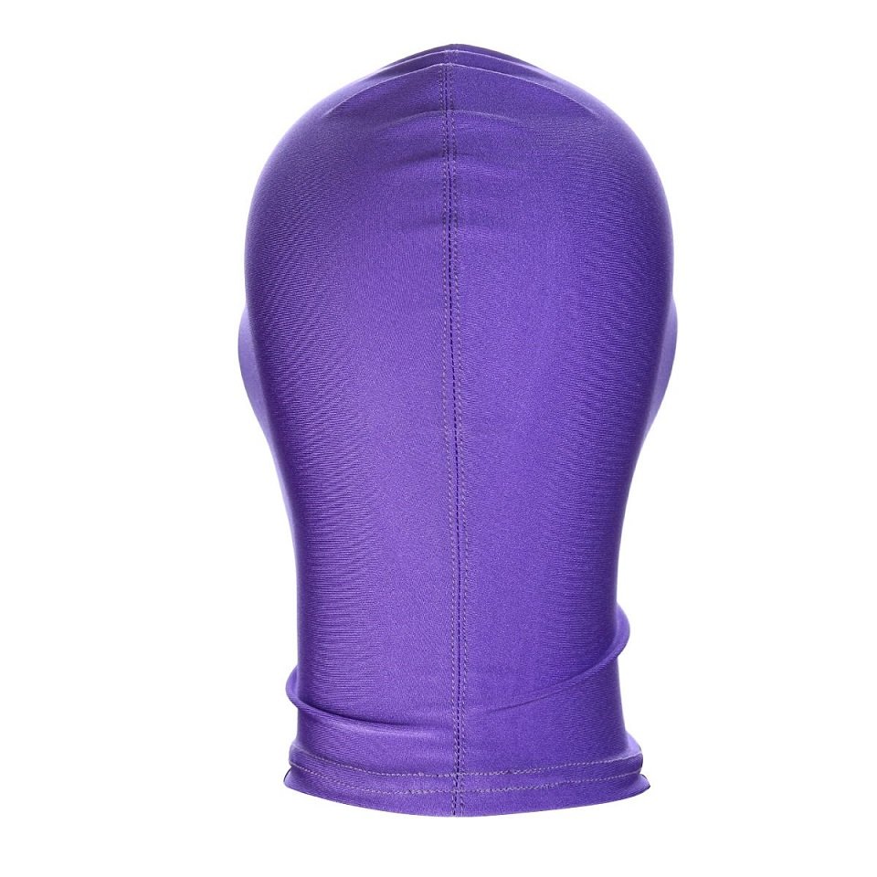 The comfortable mask has room for your mouth. The stretch fa... Kiotos - Spandex Open Mouth Hood - Purple photo-2