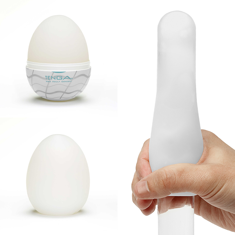 Experience the ultimate pleasure with the Tenga EGG Wavy I... Tenga - Egg Wavy 2 Cool Edition photo-4