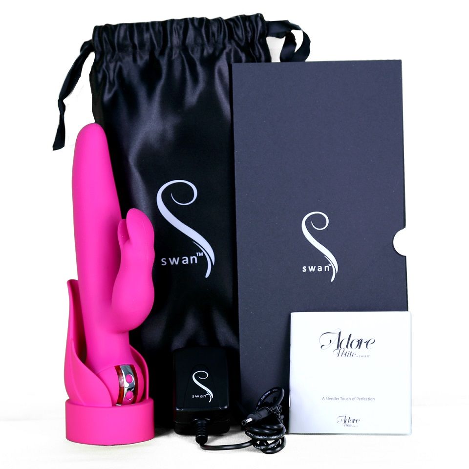 As one of the first to grace the new Adore Petite collection... Swan - Adore Elegance Vibrator - Pink photo-4