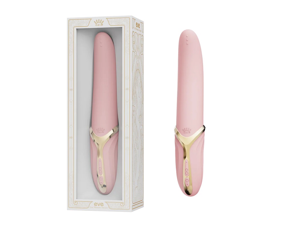 ZALO's EVE Oral Pleasure Vibrator from the Aurora series... Zalo - Eve Heating Vibrator - Sakura Pink photo-12