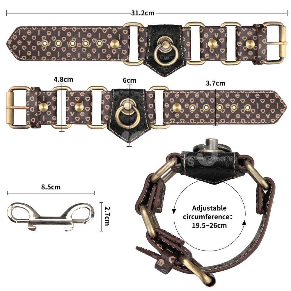 Immerse yourself in a blend of luxury and rustic charm with ... Lovetoy - Rebellion Reign Hand Cuffs - Black photo-9