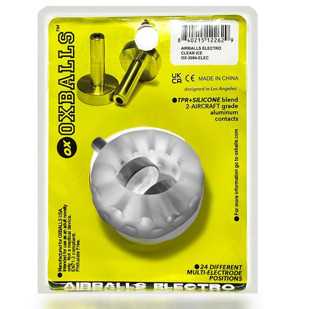 Airballs Electro is an electro-ballstretcher version and the... Oxballs - Airballs Electro Ballstretcher - Clear Ice photo-10