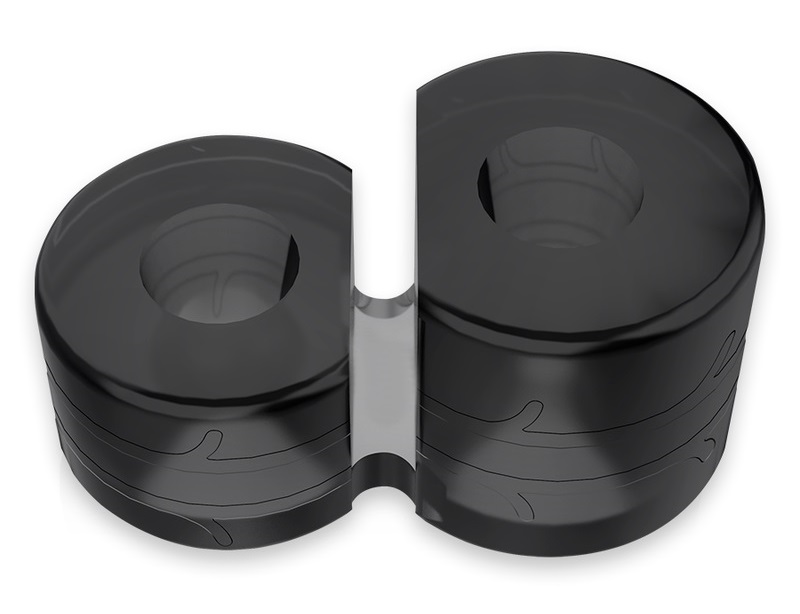 Discover the perfect powering to use between the testicles a... Powering - Super Flexible Resistant Ring PR09 - Black photo-3