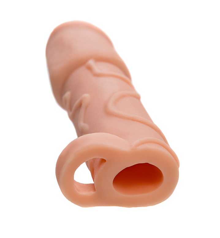 Turn your penis in an incredible source of pleasure with XLO... XLover - 16cm Uncut Penis Extender - Flesh photo-3