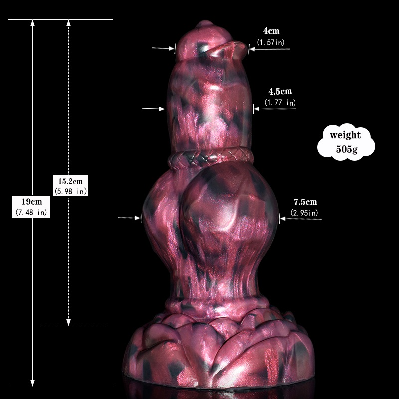 Material: silicone
Intotal L: 19cm
Insert L: 15.2cm
Diameter... FAAK - Batt Strap-On - Dark Spirits photo-11