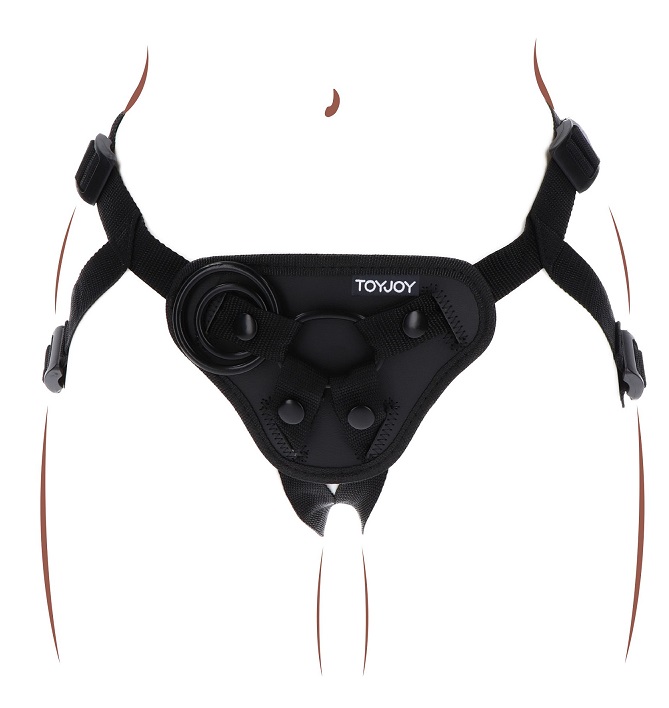 This TOYJOY Get Real Harness is designed for ultimate rolepl... ToyJoy - Strap-On Harness - Black photo-3