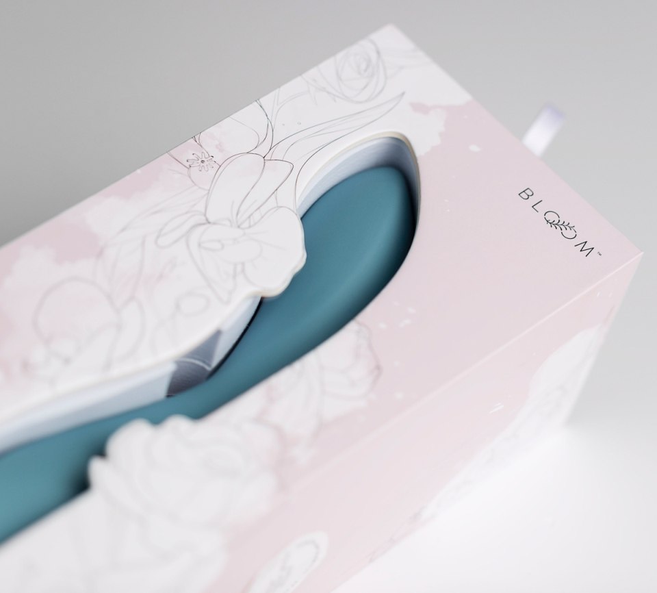 The Rose is a stylish G-spot vibrator from the elegant Bloom... Bloom - Rose G-Spot Vibrator - Blue photo-10