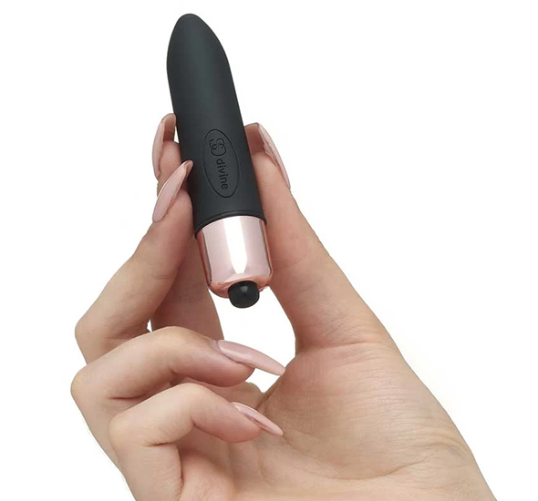 Press and massage the tapered tip of the Whole Lotta Love bu... So Divine - Whole Lotta Love Bullet - Black photo-2