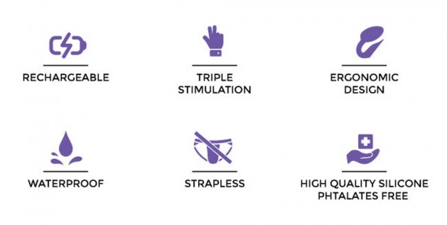 Open gateway to amazing orgasms together.
Great opportunit... Strap-On-Me - Vibrating Strap On M - Purple photo-7
