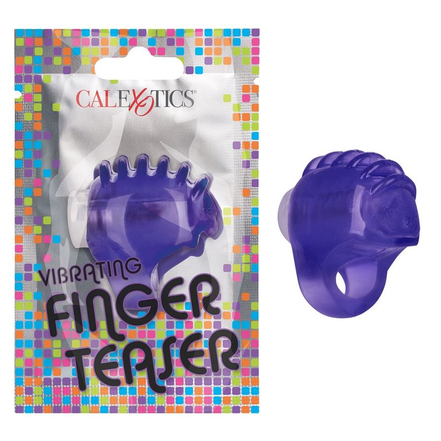 Bring back the art of foreplay with the teasing Vibrating Fi... CEN - Vibro Finger Teaser - Purple photo-5
