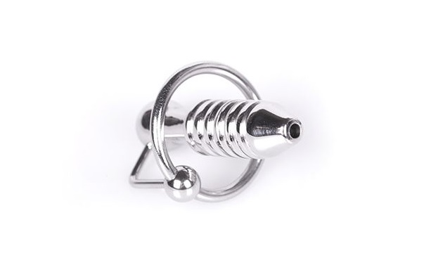 Amazing unique design penis plug. The grooves are designed t... Kiotos - Torpedo Ring Sperm Stopper 30mm photo-2