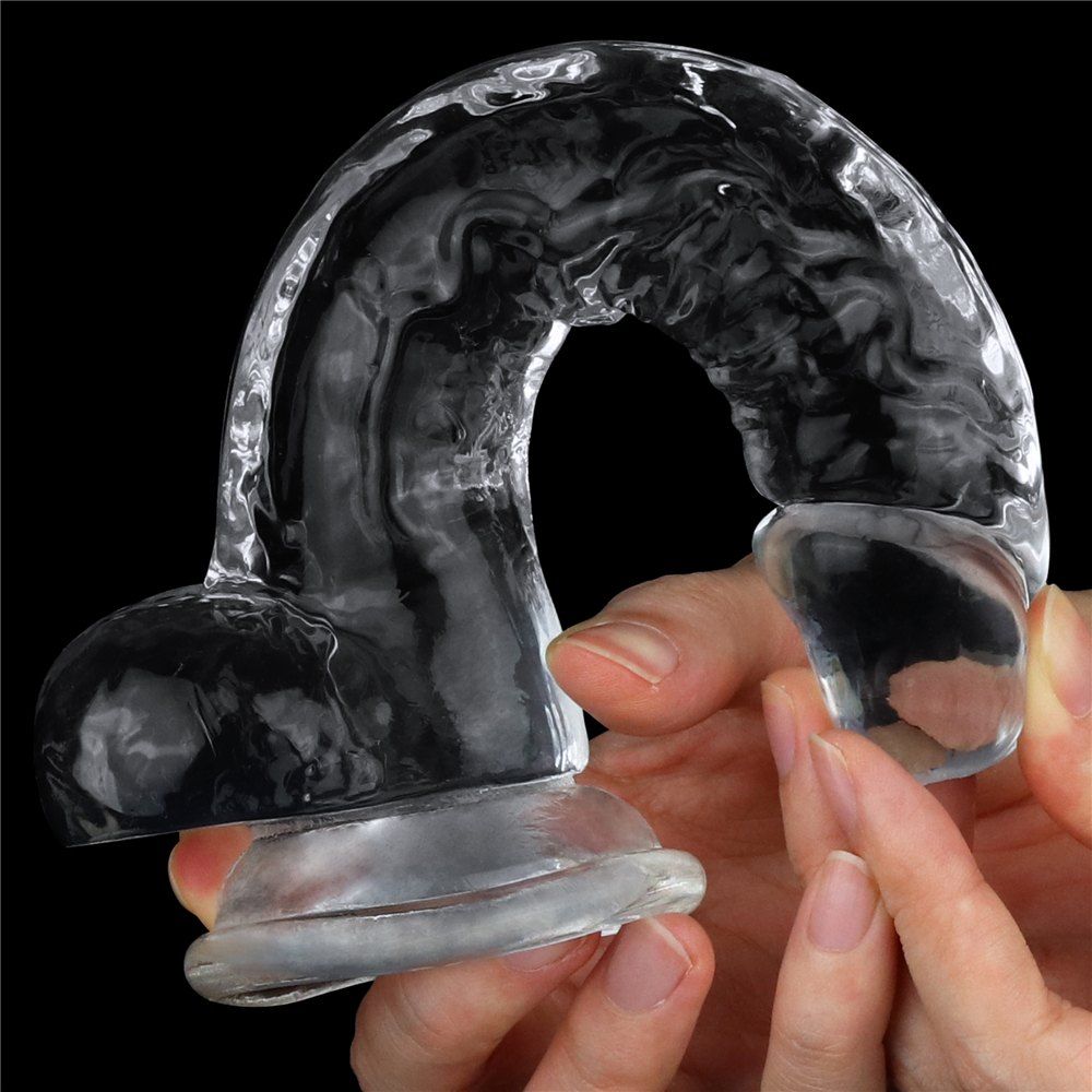 A sight for the most erotic of fantasies, LOVETOY shameless ... Lovetoy - Flawless Dildo 7.5'' - Clear photo-3