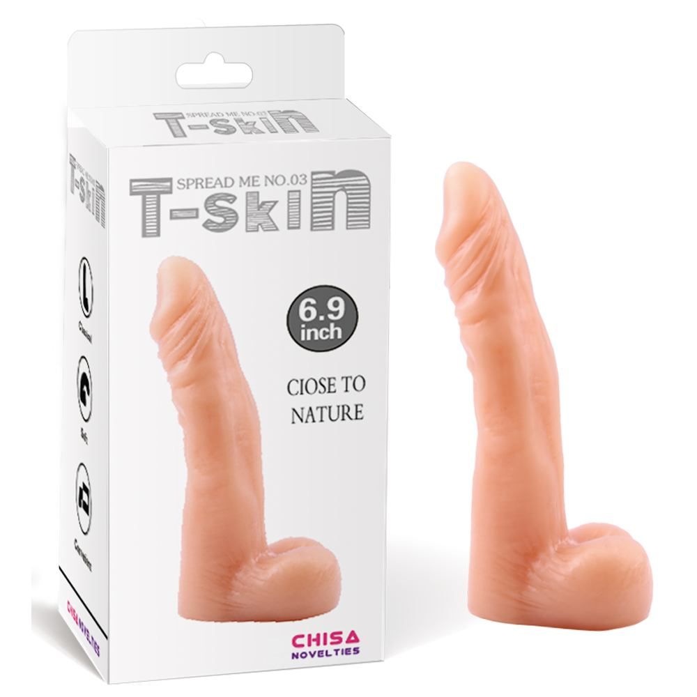 Material:T-Skin
Product Size:17.7cm . Φ3.5cm
Product Weight:... Chisa - Spread Me No.03 T-Skin 6.9″ Dildo photo-8