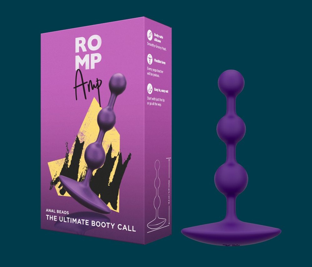 ROMP Amp 是一款小巧灵活的矽胶后庭拉珠玩具,设计用于在玩乐时佩戴——或在适当的时候拉出,以增强高潮体验。
... Romp - Amp 肛门珠 - 紫色 照片-10