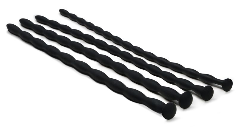 Discover your deepest, most sensitive spots with this silico... Sinner Gear - Silicone Dilator Set Medium - Black photo-3