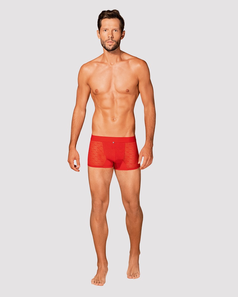 They tempt with an extremely sexy cut and seduce with a slig... Obsessive - Obsessiver Boxers - Red - S/M photo-4
