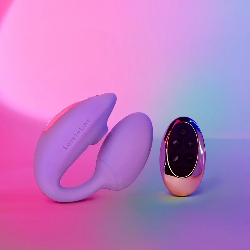 Unconditional love could be Wonderlover’s motto. This toy br... Love to Love - Wonderlover Double Stimulator - Viva Mauve photo-3
