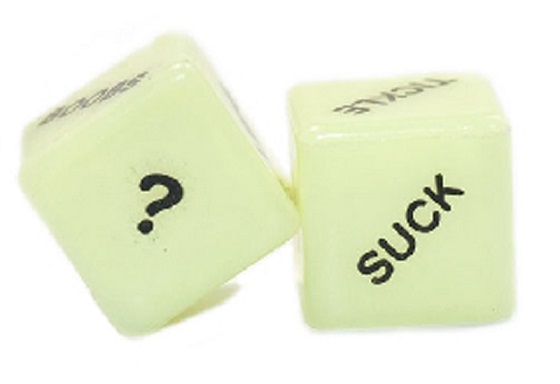 This fun dice game makes your foreplay endlessly varied! Let... Easytoys - Glowing Foreplay Dice photo-3