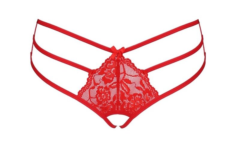 Unique panties made of red lace.
product does not cause all... Passion - Otilla Thong - Red - L/XL photo-5