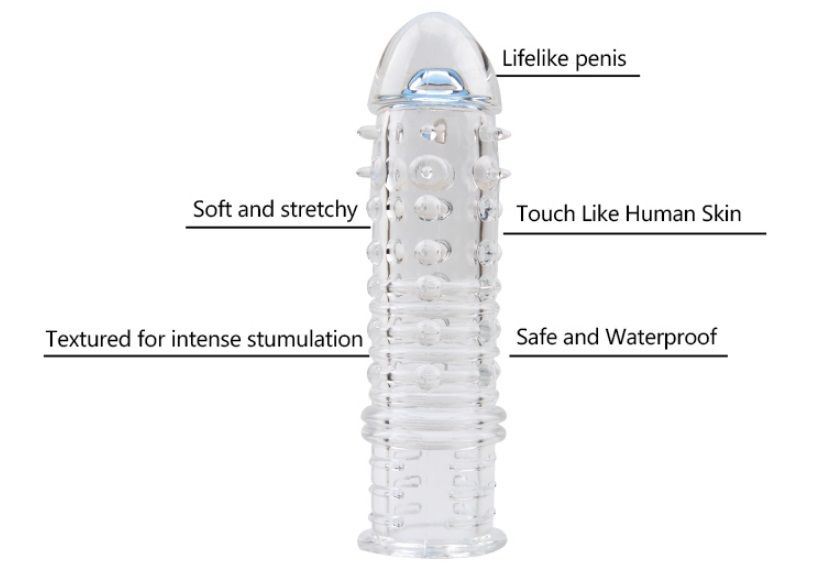 Material:TPE
Product Size:16.5cm, Φ3.7cm
Product Weight:0.08... Chisa - Swirls Sleeve - Clear photo-6