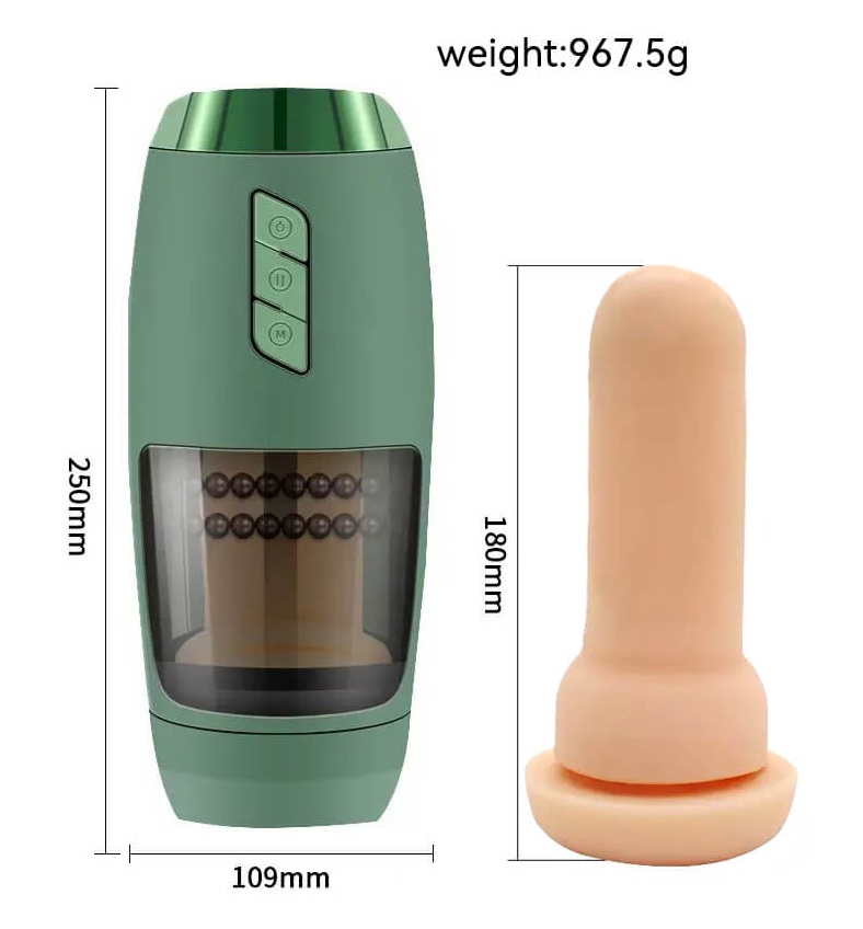 Rolling Pleasure Rechargeable male masturbator
The modern m... Akposh - Passion Storm Rolling Masturbator - Green photo-9