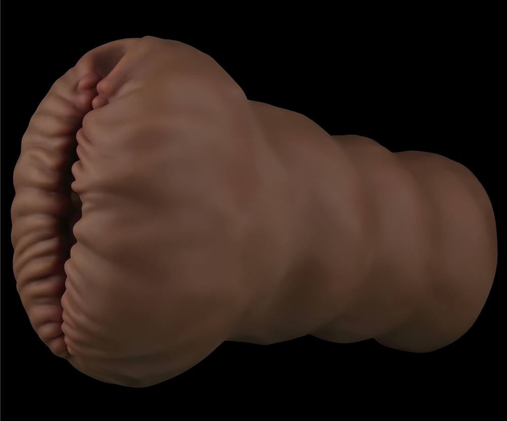 Highly detailed and expertly hand crafted, this realistic al... Lovetoy - Alien's Pie Masturbator #2 - Brown photo-7