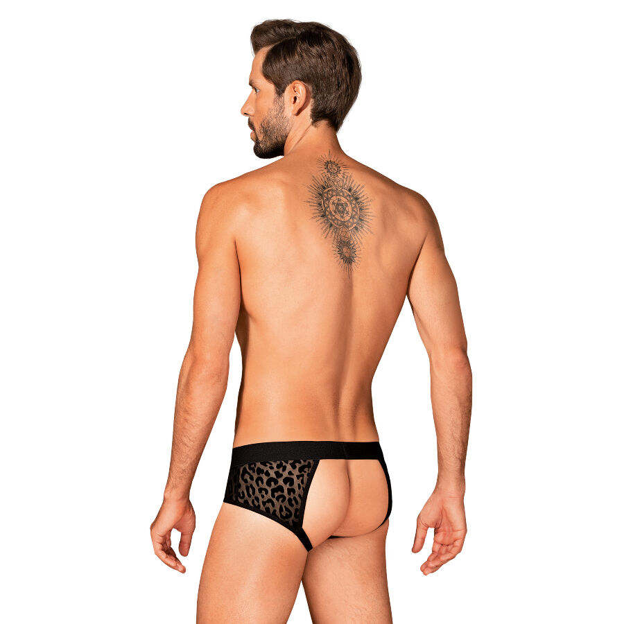 An extremely sexy and masculine element of clothing – jockst... Obsessive - Azmeron Jockstrap - Black - L/XL photo-2