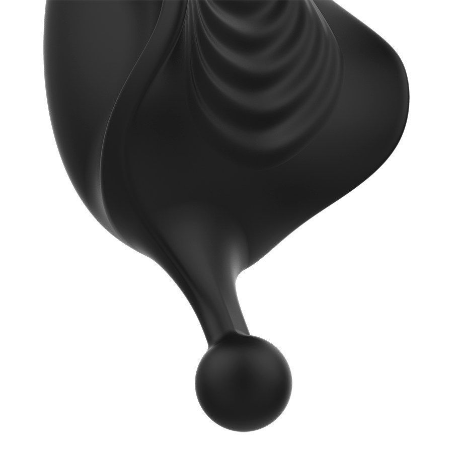 A durable gel silicone outer shell encloses two powerful vib... Jamyjob - Rechargeable Head Stroker - Black photo-9