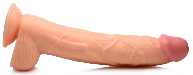 This deep penetrating Hung Harry dildo is perfect for fillin... Master Cock - Hung Harry 11.75" Dildo w Balls - Flesh photo-7
