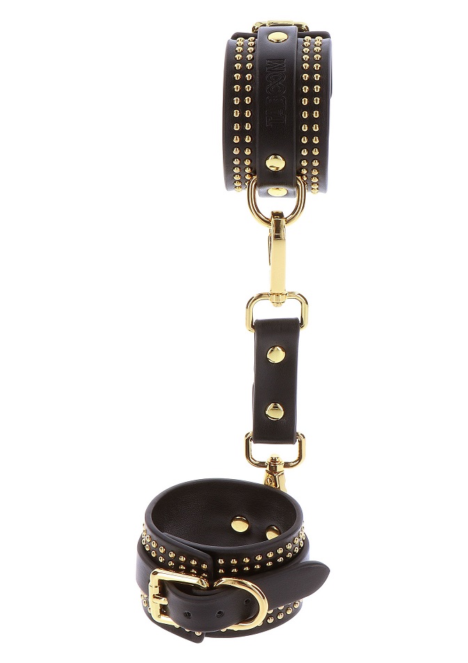 Discover the epitome of elegance and sensuality with these T... Taboom - Vogue Wrist Cuffs - Black photo-4