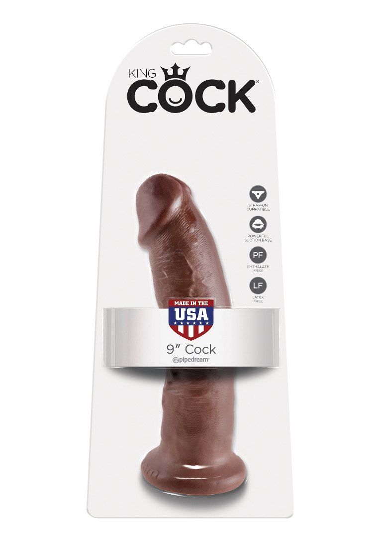 Do you want your first dildo to look and feel just like the ... King Cock - Cock 9" - Brown photo-6