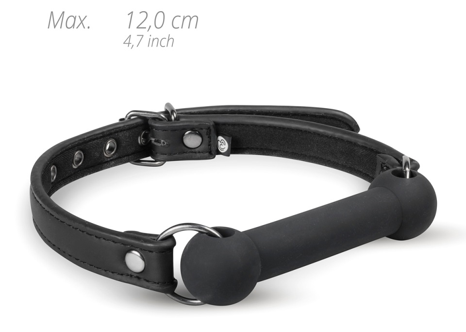The EasyToys Silicone Bit Gag is suitable for any BDSM sessi... Easytoys - Bit Gag - Black photo-5