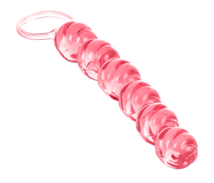 Sensually swirled for ultimate and extended personal pleasur... CEN - Swirl Pleasure Beads - Pink photo-3