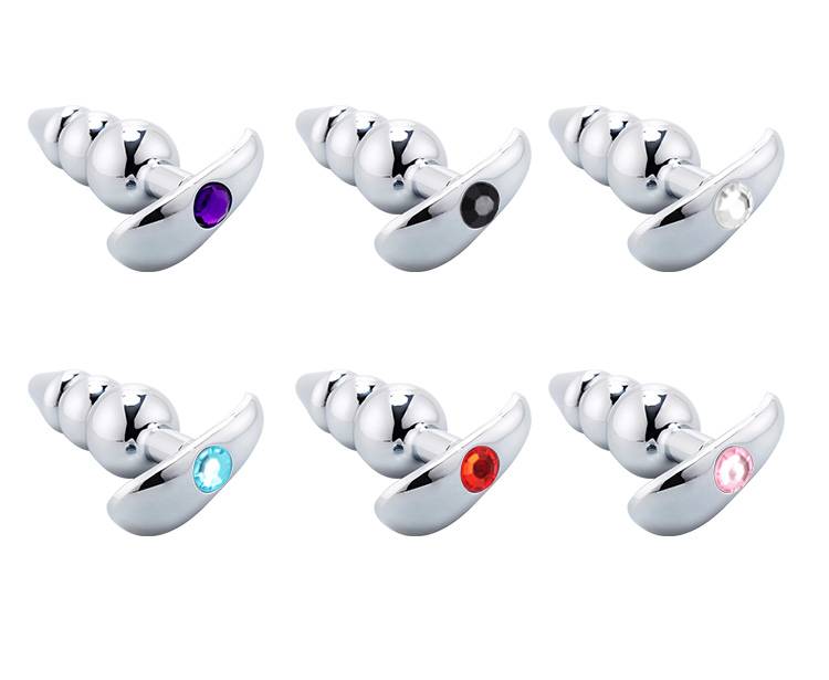 Material: Alluminium alloy
Length of Plug: 87mm
... MT - Detachable Anal Plug w 2 Balls, Ring & Anchor photo-7