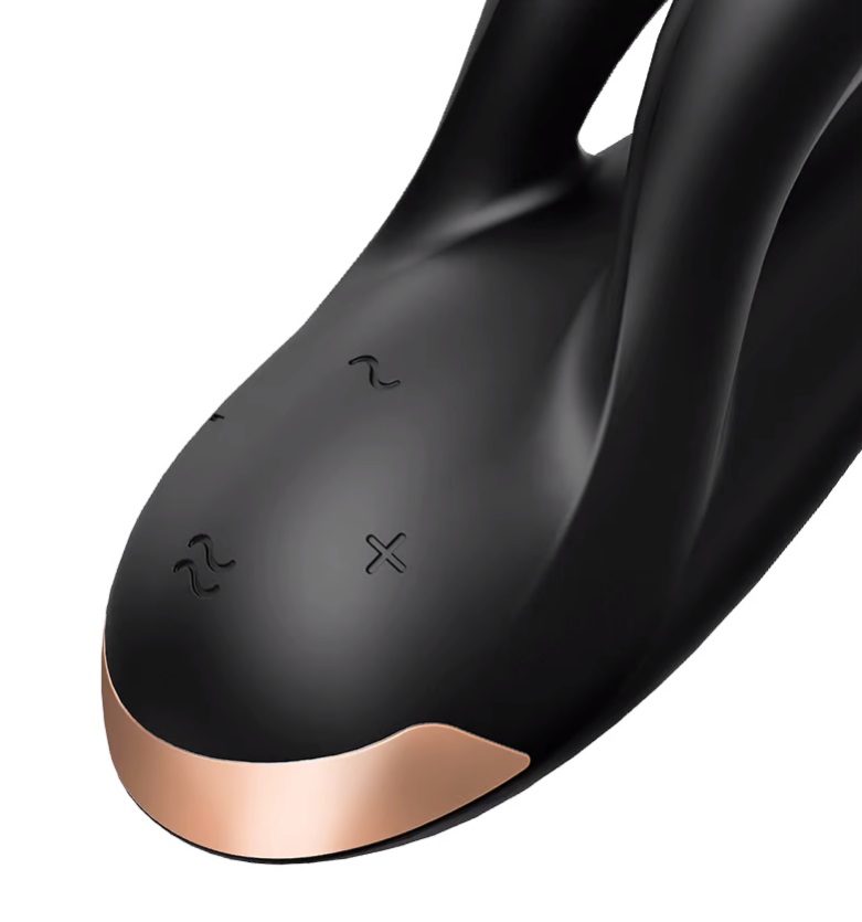 With 3 power motors, the Double Flex gives equal, stimulatin... Satisfyer - Double Flex Rabbit - Black photo-7