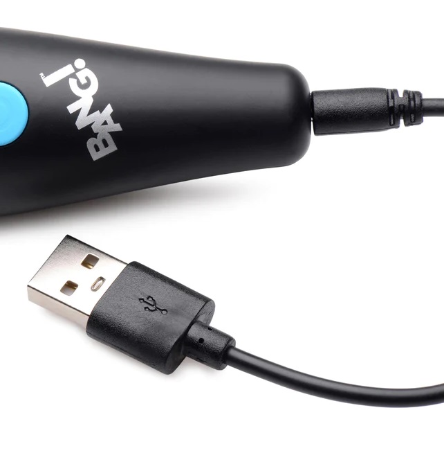 The perfect travel companion! This tiny wand fits in the pal... Bang! - 10X Vibro Mini Wand - Blue photo-5