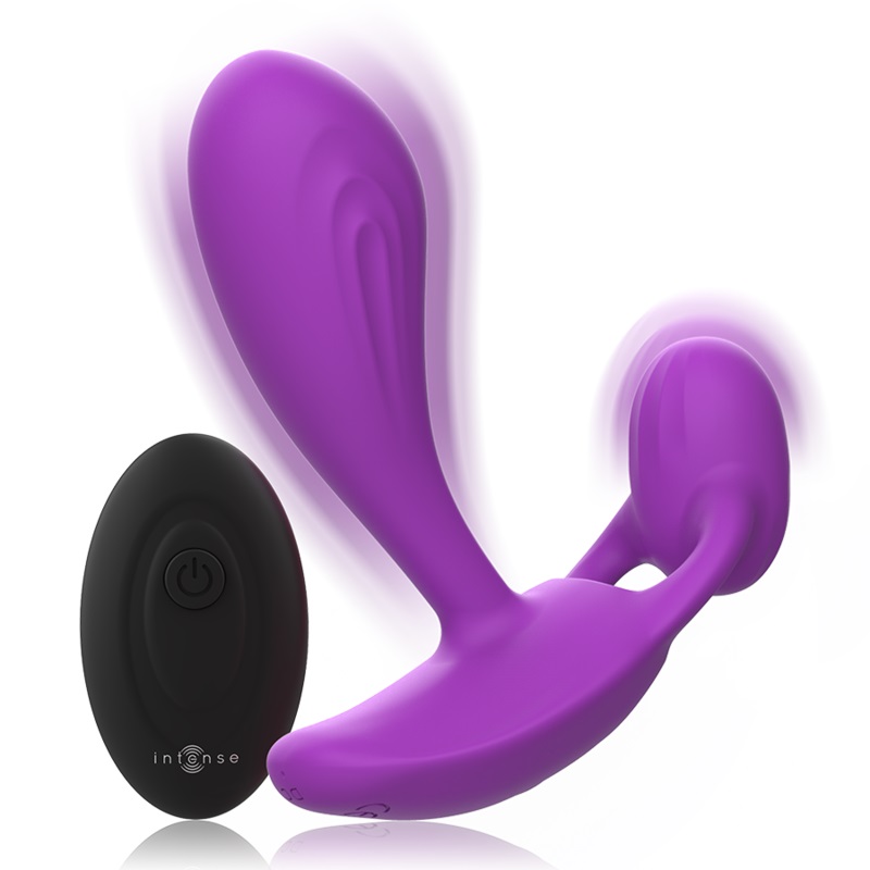 Strong, stronger, intense: The Intense Shelly Plug is every ... Intense - Shelly Vibro Plug w Remote - Purple photo-2