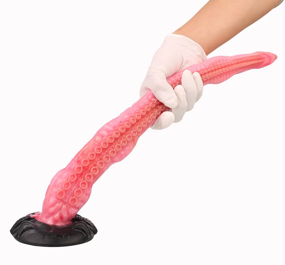 Material: silicone
Intotal L: 28cm
Insert L: 25cm
Diameter: ... FAAK - Lord Octopus Dildo - Squidgy photo-5