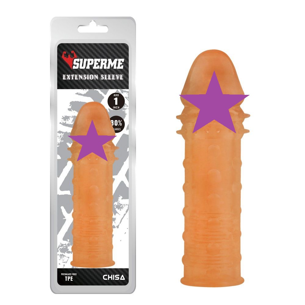 Soft and stretchy, Phthalate and latex free, Textured for i... Chisa - Extra Texture Sleeve - Flesh photo-2